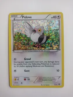 2011 MacDonald Pokemon Card Promo HOLO Pidove #11/12 - LP - Image 1