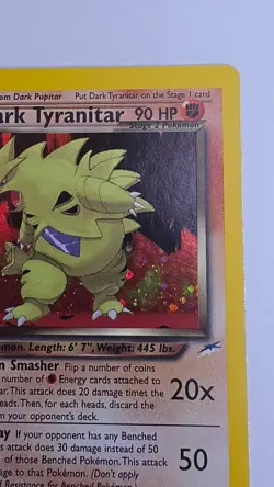 Pokemon Cards: Neo Destiny Rare Holo: Dark Tyranitar 11/105 - Image 4