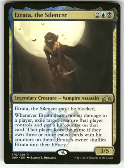 Etrata, the Silencer 170 R Guilds of Ravnica NM Magic: The Gathering - Image 1