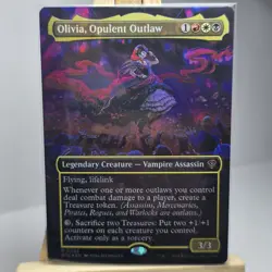 Olivia, Opulent Outlaw (Borderless) Commander: Outlaws of Thunder Junction Foil - Image 1