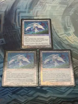 MTG 3X Foil Glory Judgment - All Damaged But Sleeve Playable - Please See Photos - Image 4