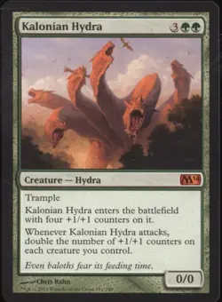 RS | Magic The Gathering MTG | English | Kalonian Hydra | M14 NM- - Image 1