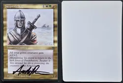 Signed MTG Magic Andi Rusu Artist Proof _ Legends _ JACQUES LE VERT _VHTF 1/150! - Image 1
