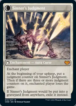 Faithbound Judge // Sinner's Judgment [Innistrad: Crimson Vow] Magic MTG - Image 2