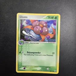 EX UNSEEN FORCES GLOOM #58 REVERSE HOLO POKEMON 2005 PLAYED CONDITION - Image 3