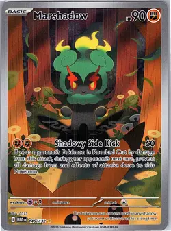 Pokemon TCG 146/132 Marshadow - Illustration Rare ME01: Mega Evolution MEG Fight - Image 1