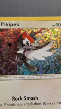 Pikipek 11/12 Cracked Ice Holo Pokemon 2017 McDonald's Promo - MP - Image 4
