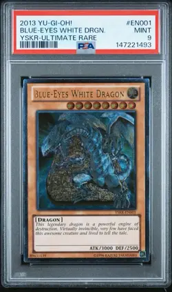 Blue-Eyes White Dragon (UTR) YSKR-EN001 Kaiba Reloaded Unlimited - PSA 9 - Image 1