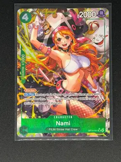One Piece TCG Nami OP14-031 Alt Art SR The Azure Sea’s Seven English OP14 TCG - Image 1