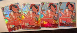 x4 One Piece TCG 2023 Gift Collection - Portgas D. Ace - P-028 LP - Image 1