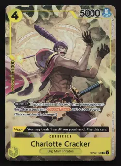 Charlotte Cracker OP03-108 SR Pillars of Strength One Piece Card - Image 1