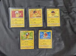 Ash’s Pikachu Card: I Choose You (Set Of 5: SM109, 110, 111, 112, & 114) - Image 1