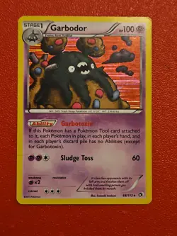 Pokemon TCG Card 2013 Legendary Treasures - Garbodor 68/113 Holo - Image 1