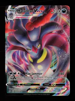 Malamar VMAX 122/192 Holo VMAX Rare Rebel Clash Pokemon Cards - Image 1