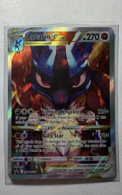 Lucario VSTAR SWSH291 SWSH: Sword & Shield Promo Cards Holo - Image 1