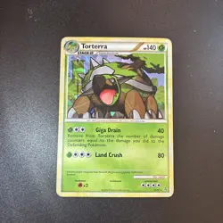 Torterra 10/95 - League & Championship Cards Cracked Ice Holo Pokemon TCG - LP - Image 3