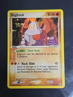 Pokemon Card - Regirock Holon Phantoms 28/110 Reverse Holo Stamped LP - Image 1