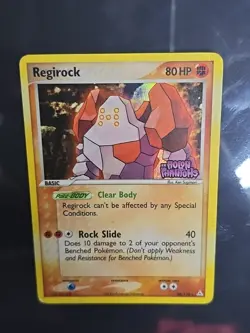 Pokemon Card - Regirock Holon Phantoms 28/110 Reverse Holo Stamped LP - Image 2