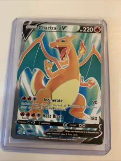 Pokemon TCG Charizard v Brilliant Stars Holo Ultra Rare Card 153/172 NM - Image 1