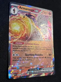 Armarouge Ex 027/182 - Holo Rare - Paradox Rift - NM/M Pokemon Card - Image 2