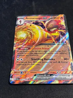 Armarouge Ex 027/182 - Holo Rare - Paradox Rift - NM/M Pokemon Card - Image 4