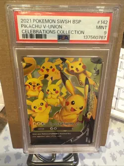 Pikachu V-Union SWSH142 SWSH: Sword & Shield Promo Cards Holo - Image 1