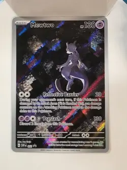 Pokemon TCG Mewtwo SVP 052 Scarlet Violet 151 Black Star Promo Card, Sealed - Image 1