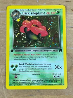 Dark Vileplume Team Rocket 13/82 Holo 2000 Pokemon TCG Card - Image 1