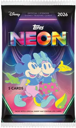 Topps Disney NEON 2026 Trading Cards Box SEALED - Image 2