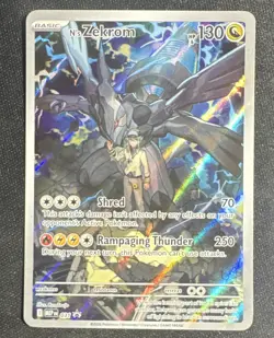 Pokemon N's Zekrom 031/MEP Basic 130 HP Holo English Card 2026 - Image 1