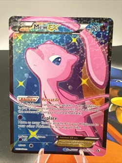 Mew EX RC24/RC25 Holo Legendary Treasures Radiant Collection Pokemon Card LP - Image 1