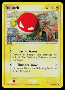 Pokemon Card Team Rocket Returns Voltorb 80/109 Common - Image 1