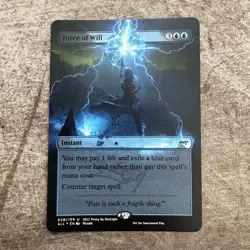 Force of Will - Custom Art MTG Magic The Gathering Playtest Card - Image 1