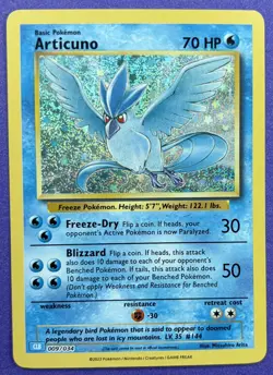 2023 Pokemon Classic Collection Holo Articuno 009/034 Promo Card NM - Image 1