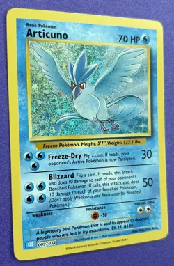 2023 Pokemon Classic Collection Holo Articuno 009/034 Promo Card NM - Image 2