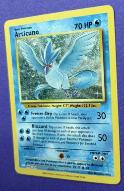 2023 Pokemon Classic Collection Holo Articuno 009/034 Promo Card NM - Image 3