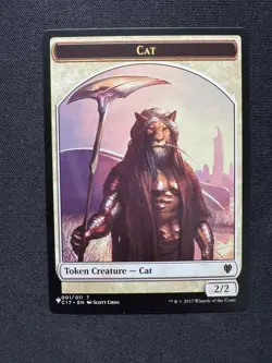 CAT (001) // CITIZEN DOUBLE-SIDED TOKEN - Magic: The Gathering - NM/M - Image 1