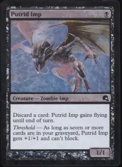 RS | Magic The Gathering MTG English | Putrid Imp FOIL | Graveborn | LP - Image 1