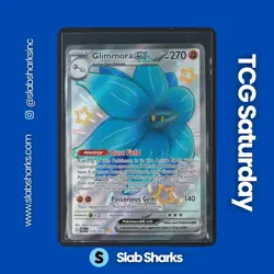 2024 POKEMON PALDEAN FATES #218/091 GLIMMORA EX SHINY ULTRA RARE - Image 1