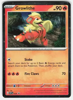 GROWLITHE 024 HOLO PROMO SCARLET & VIOLET PROMO POKEMON HOLO NM/M - Image 1