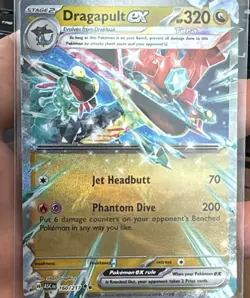Dragapult ex 160/217 Holo NM Pokemon Card Ascended Heroes - Image 1