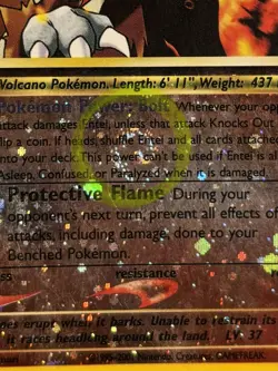 Pokemon- Entei 34/53 - WoTC Black Star Promo - SWIRL - MP 🌀🌀🌀 - Image 4