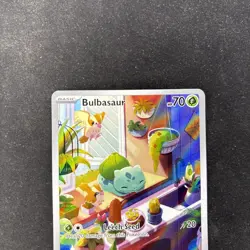 Bulbasaur 143/142 Illustration Rare SV07: Stellar Crown Pokemon TCG NM CLEAN - Image 2