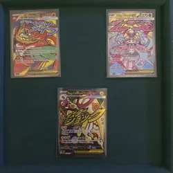 Lot Of 3 Pokemon Mega Attack Rare Trading Cards NM - Image 1