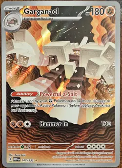 Pokemon TCG - Mega Evolution - Garganacl 147/132 - Illustration Rare NM - Image 1