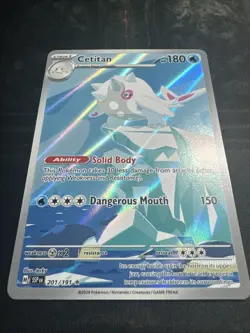 Cetitan 201/191 Surging Sparks Illustration Rare Full Art Pokemon - Image 1