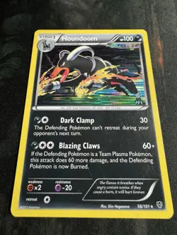 Pokemon Plasma Blast Houndoom 56/101 Holo Rare - Image 5