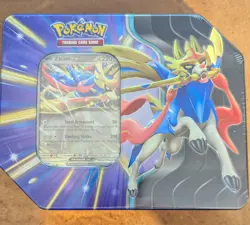 Pokemon TCG: Slashing Legends Tin - Zacian ex (Sealed) - Image 1