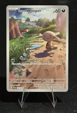 Pokemon TCG Paldean Wooper Holo Illustration Rare 102/94 - Image 1