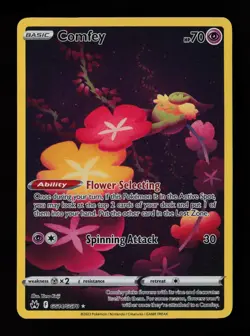 Comfey GG14/GG70 Holo Crown Zenith Galarian Gallery Pokemon Cards - Image 1